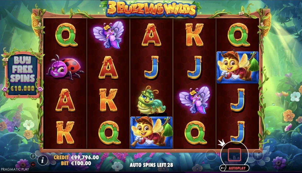 3 Buzzing Wilds Slot